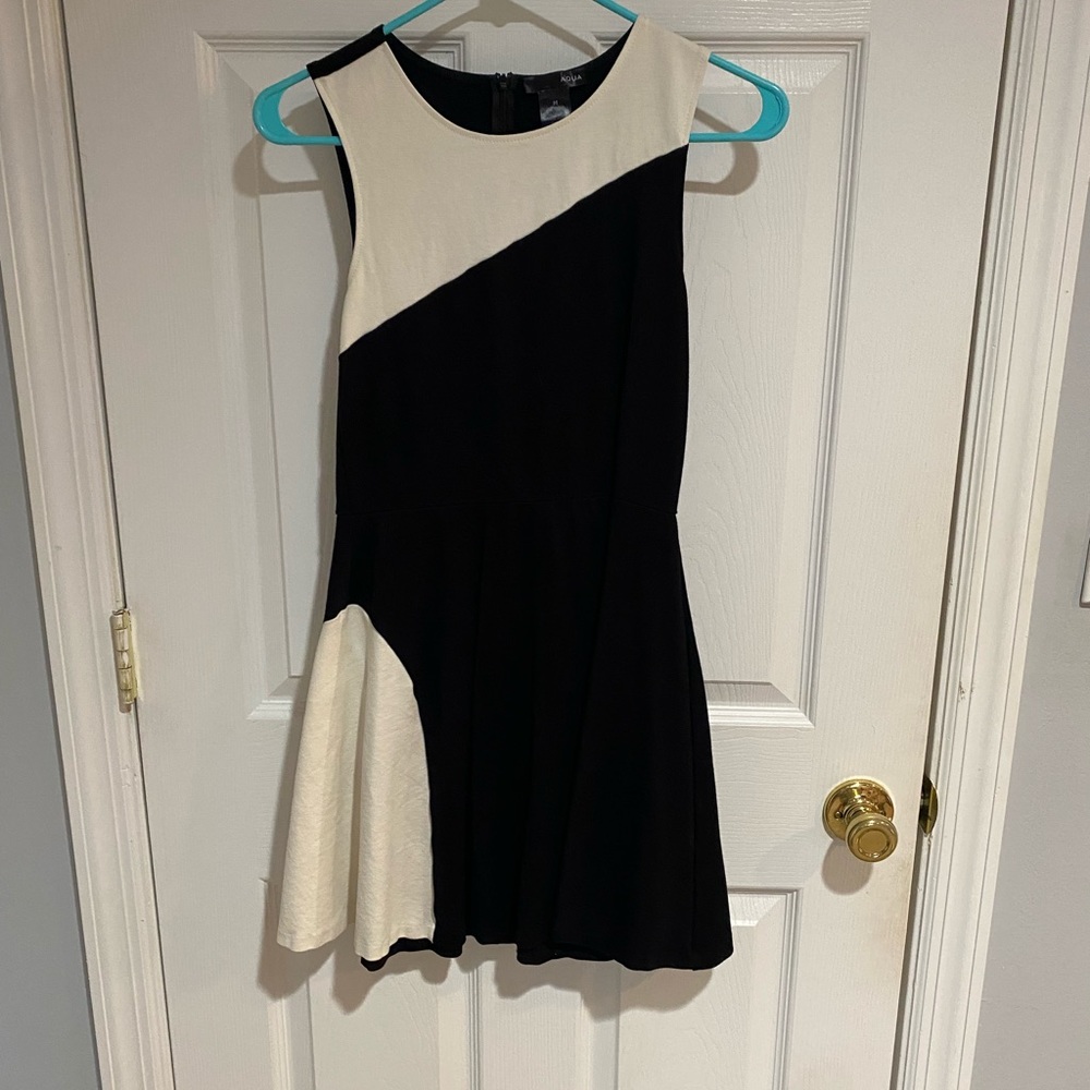 Aqua Colorblocked Dress